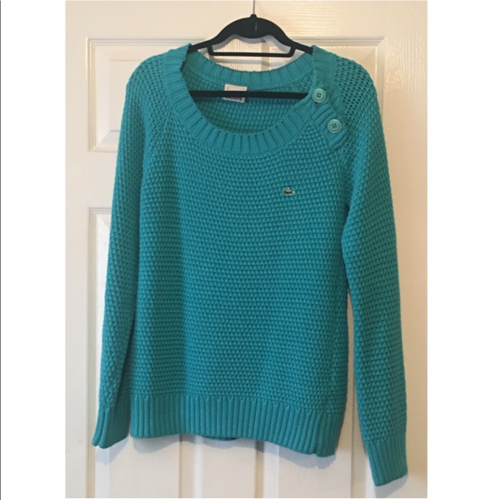 Lacoste cable knit sweater